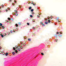 Load image into Gallery viewer, Double Tassel - Hot Pink Multi
