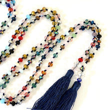Load image into Gallery viewer, Double Tassel - Navy Multi
