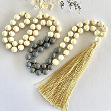 Load image into Gallery viewer, Sorbet Tassel Necklace -  Butter milk
