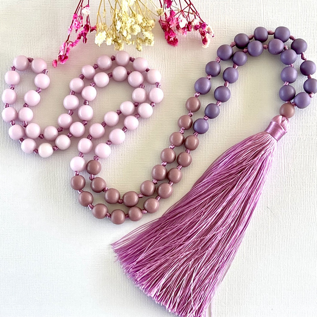 Sorbet Tassel Necklace - Violet