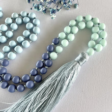 Load image into Gallery viewer, Sorbet Tassel Necklace - Blue Mist
