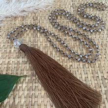 Load image into Gallery viewer, Cinnamon Tassel Necklace
