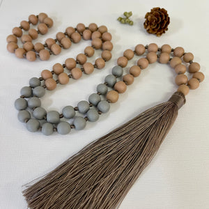 Sorbet Tassel Necklace - Stone